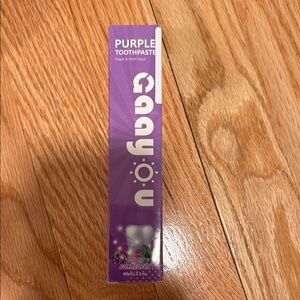 Gaayou Purple Color Corrector Stain Remover Toothpaste - Grape & Mint